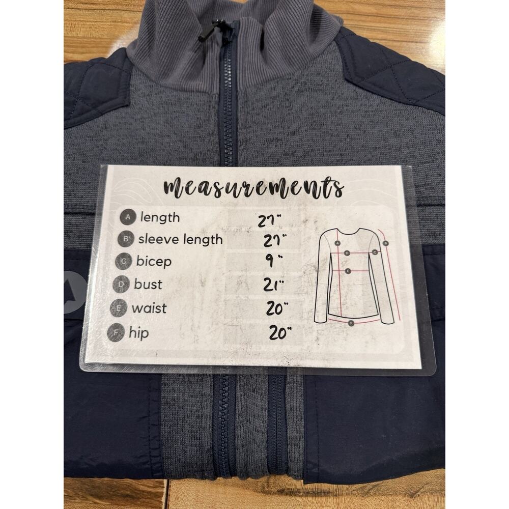 ADV3NTURE Mens Charcoal Gray Full Zip Fleece Lined Size Medium Jacket Can Opener - Picture 12 of 12